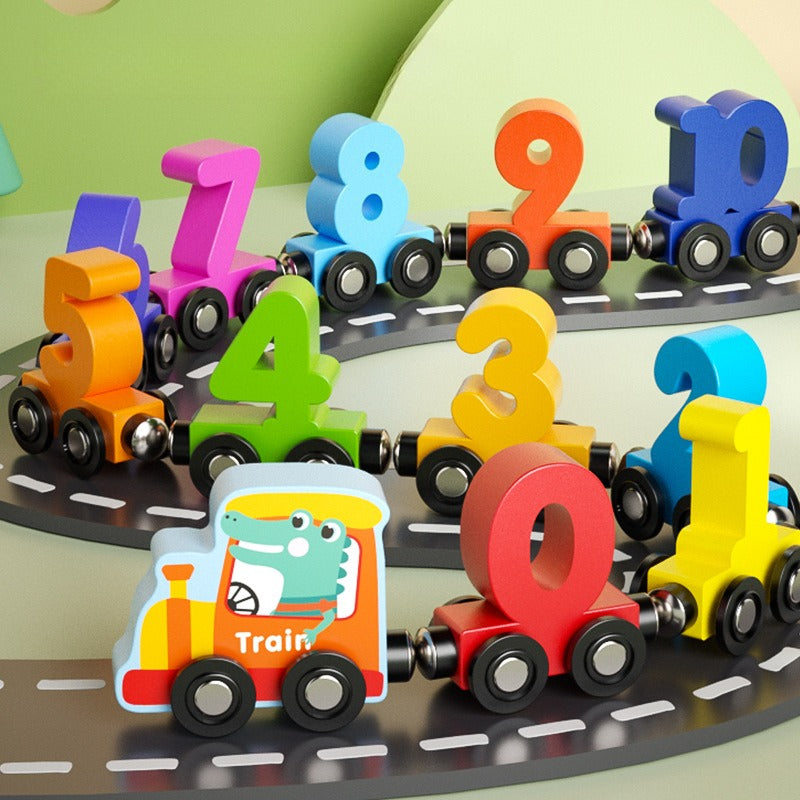 Easy-Build™ | Magnetische Zahlenbahn – Frühkindliche Mathematik spielerisch fördern