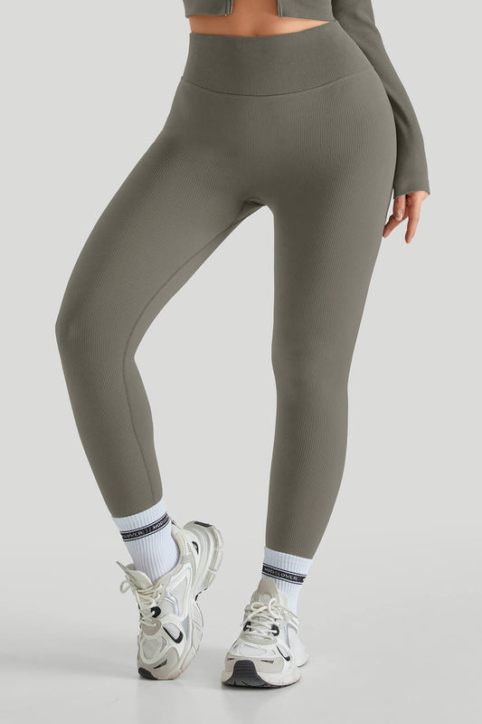 High Waist Threaded Legging