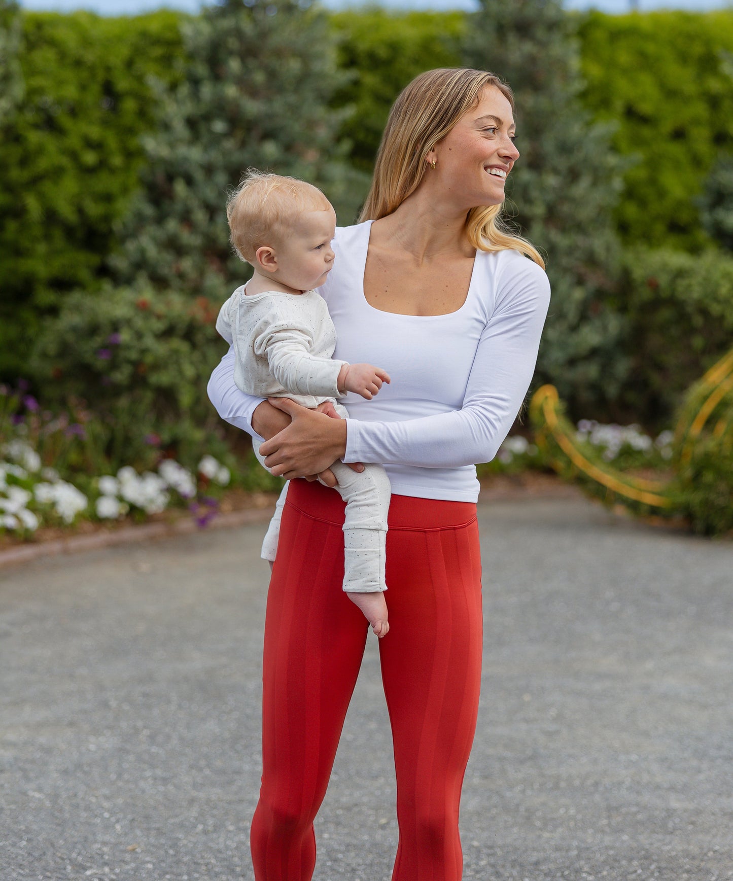 Leggings in voller Länge | Hochgeschnitten | Widerstandsleggings