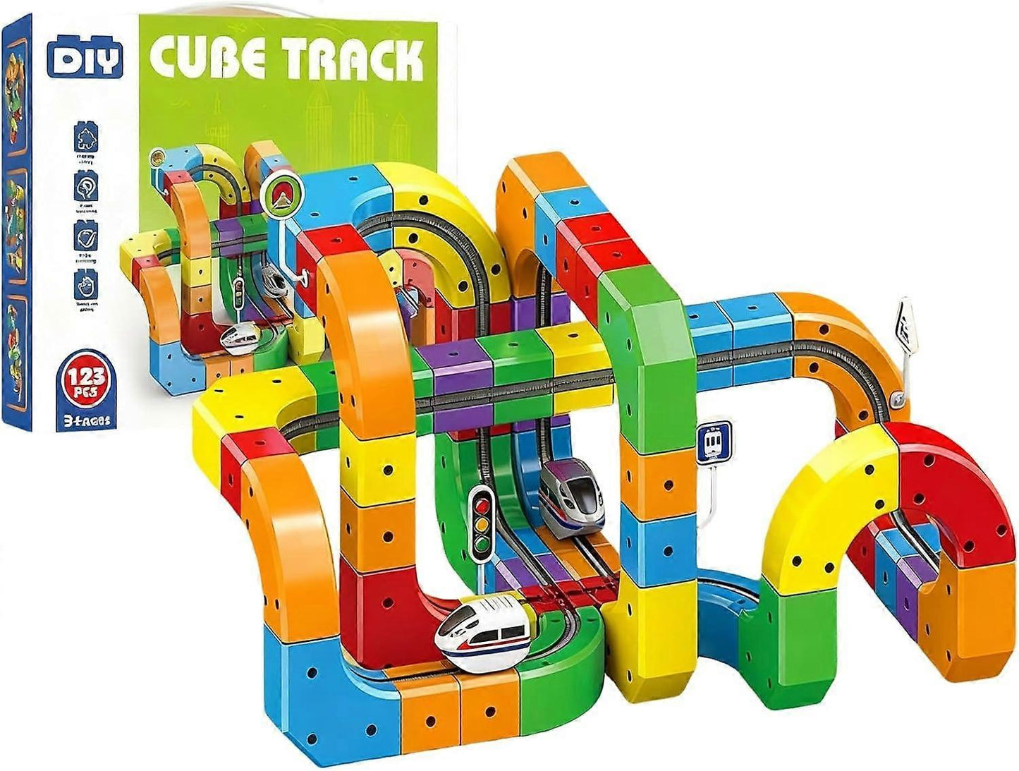 DIY Cube Track – Creatief & Actief | Creatieve DIY Treinbaan
