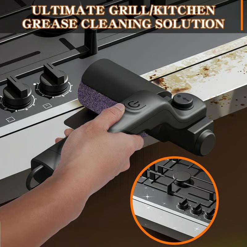 GrillPro™ | Kabellose elektrische BBQ-Bürste mit verstellbarem Winkel