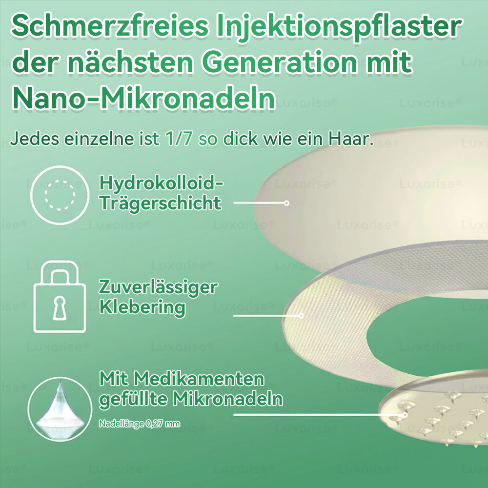 Slimora® | Moringa, Berberin & NAD+ 10-in-1 Nano-Mikronadel-Pflaster | Tägliche Unterstützung für Stoffwechsel und Herzgesundheit