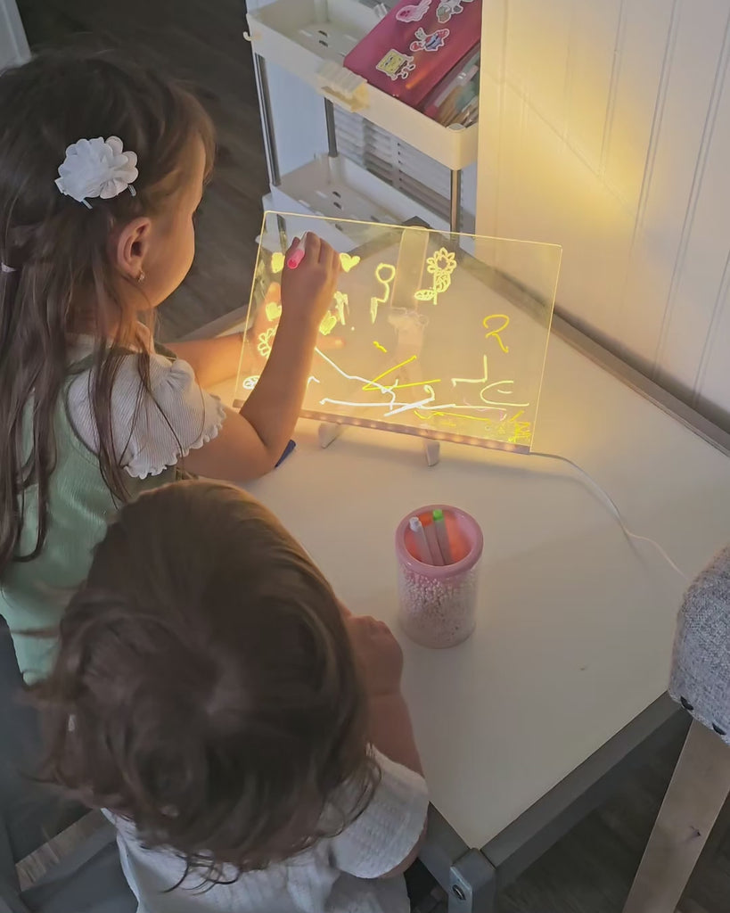 LED-Zeichenbrett in verschiedenen Farben