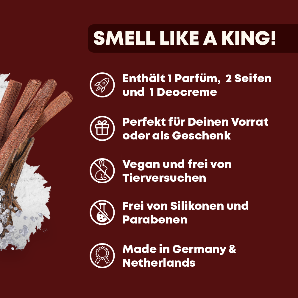 Sandro™ – Intensives Duftset mit Sandelholz und Moschus