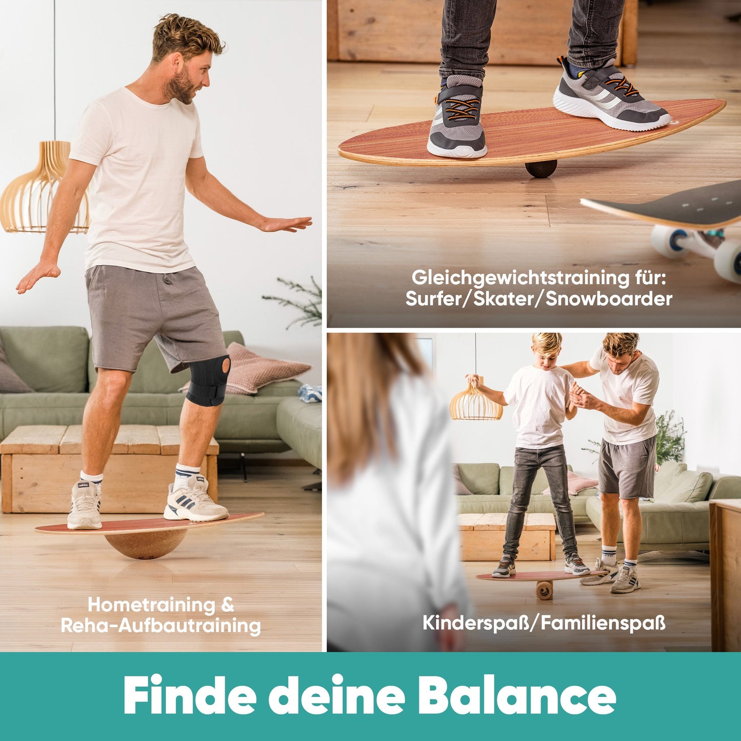 RideBalance™ Komplett-Trainer für eine stärkere Rumpfmuskulatur