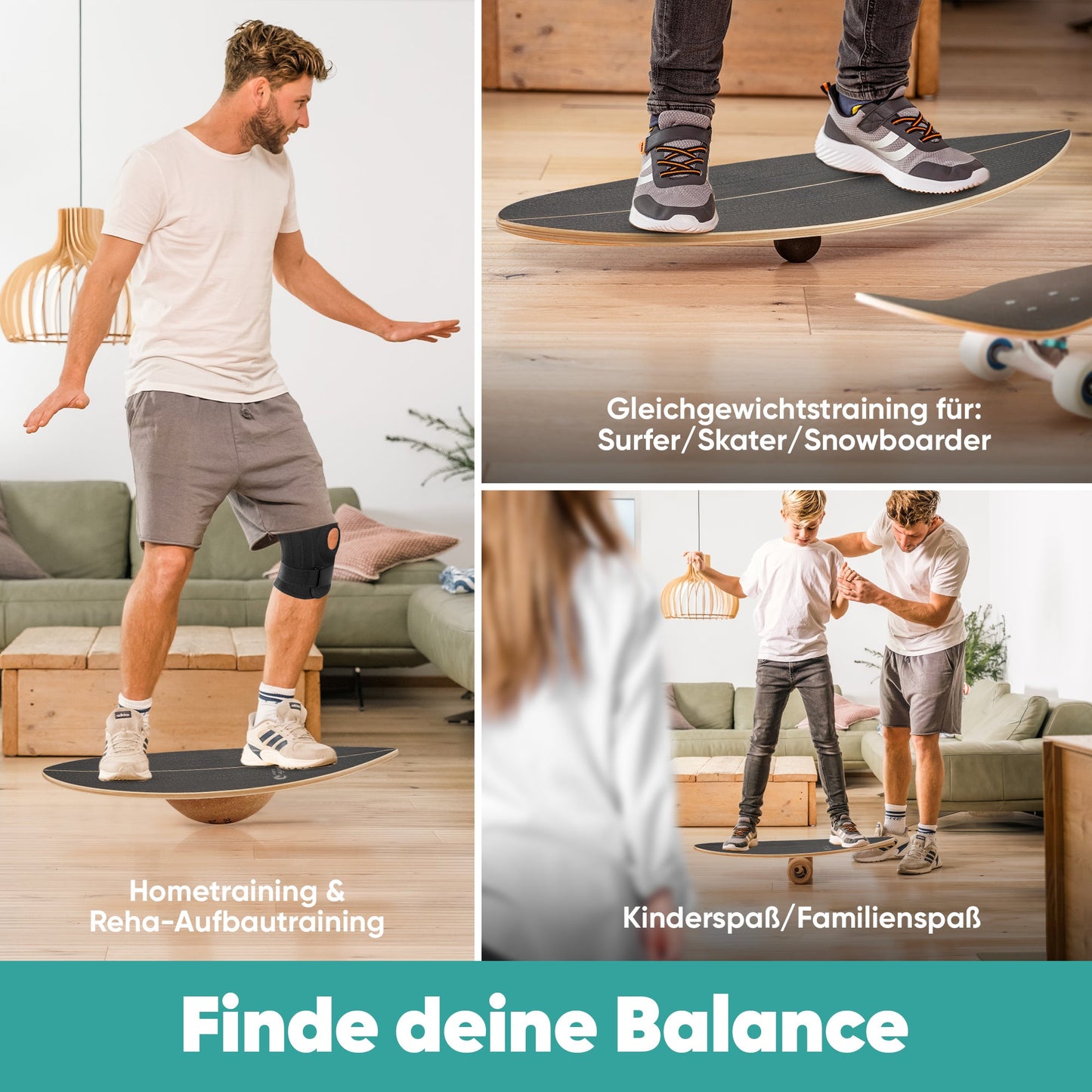 RideBalance™ Komplett-Trainer für eine stärkere Rumpfmuskulatur