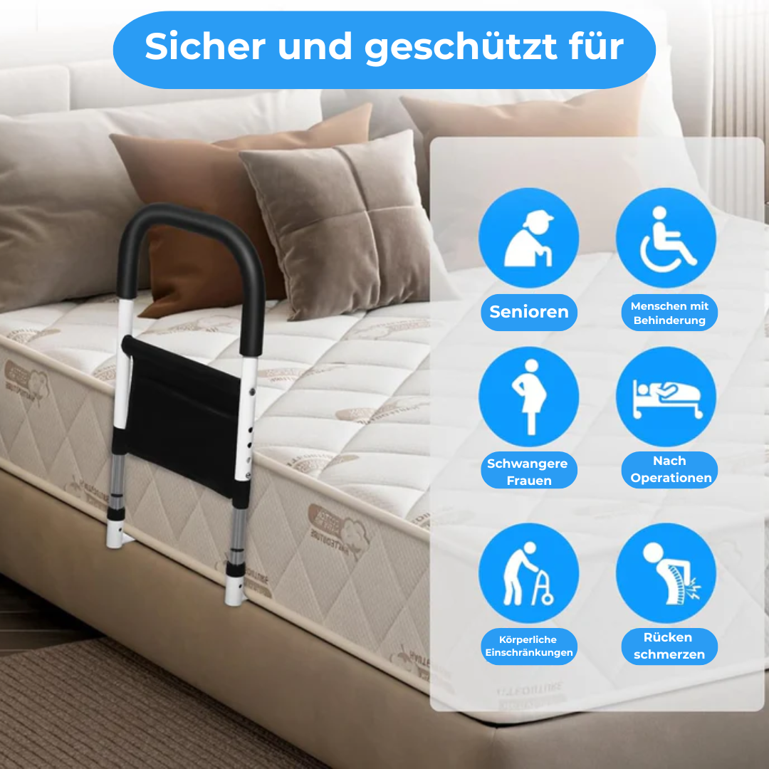 50% Rabatt | BedClip™ | Höhenverstellbar mit rutschfestem Griff & praktischer Aufbewahrungstasche