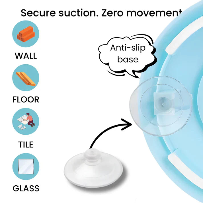 50% RABATT | FeedFlow™ | Interaktiver Anti-Schling-Lecknapf mit Rotationssystem & starkem Saugnapf