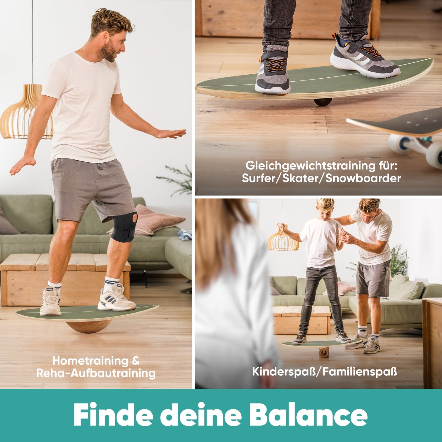 RideBalance™ Komplett-Trainer für eine stärkere Rumpfmuskulatur
