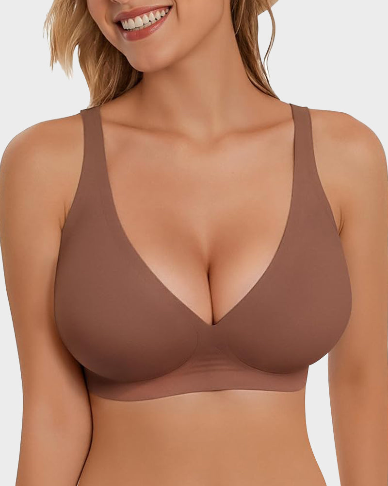 Seamless Deep V Push-Up Bra | Unsichtbar, bequem & kabellos