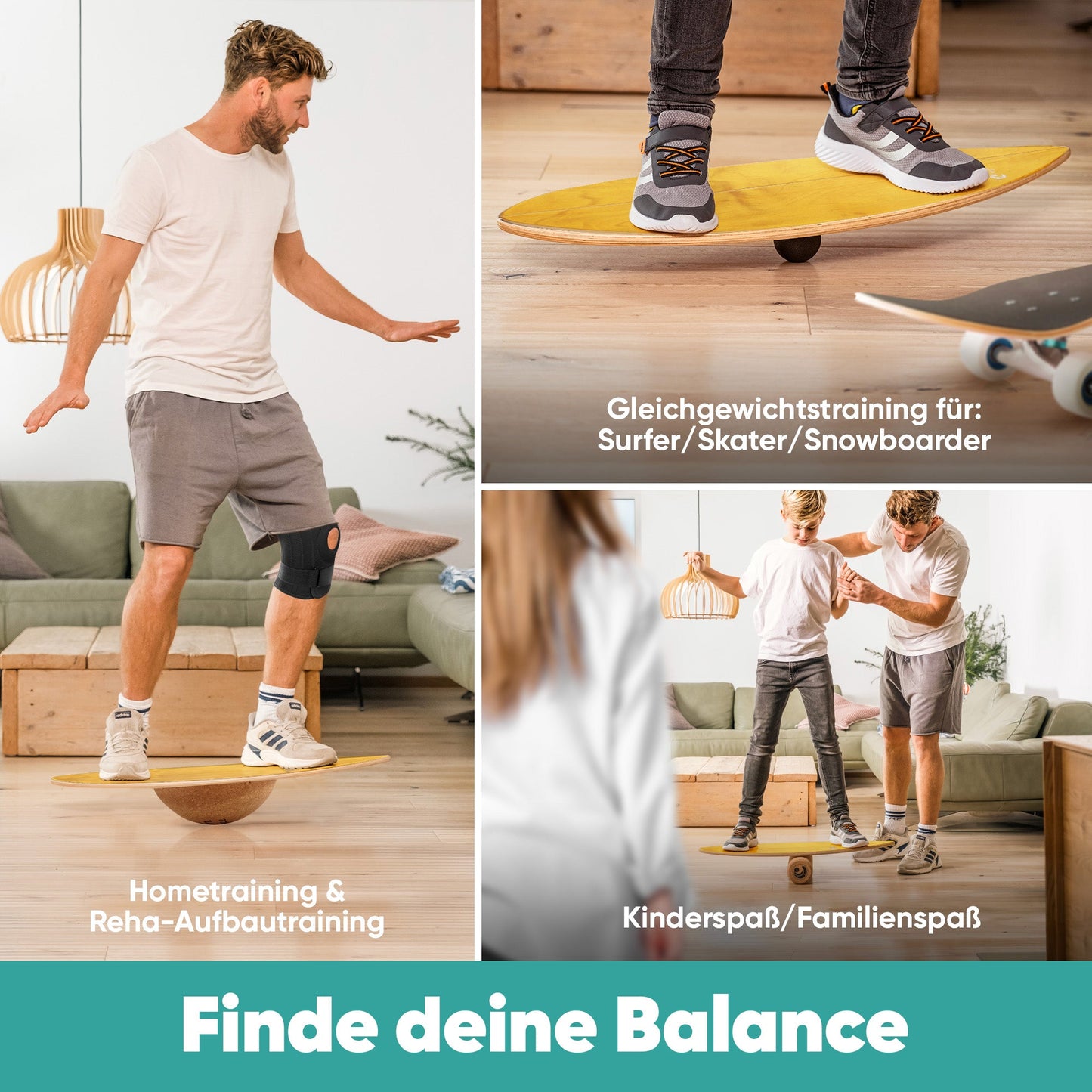 RideBalance™ Komplett-Trainer für eine stärkere Rumpfmuskulatur