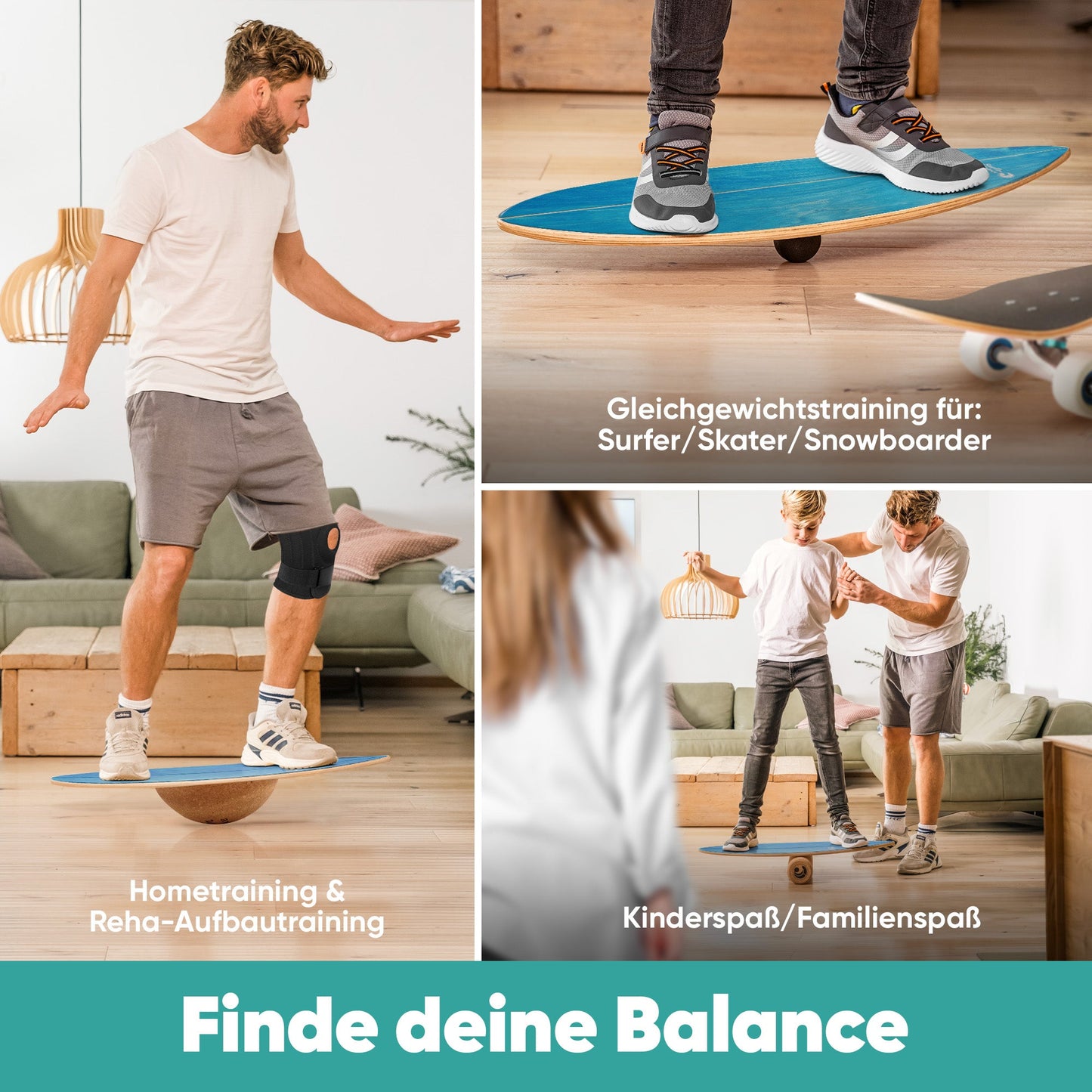 RideBalance™ Komplett-Trainer für eine stärkere Rumpfmuskulatur