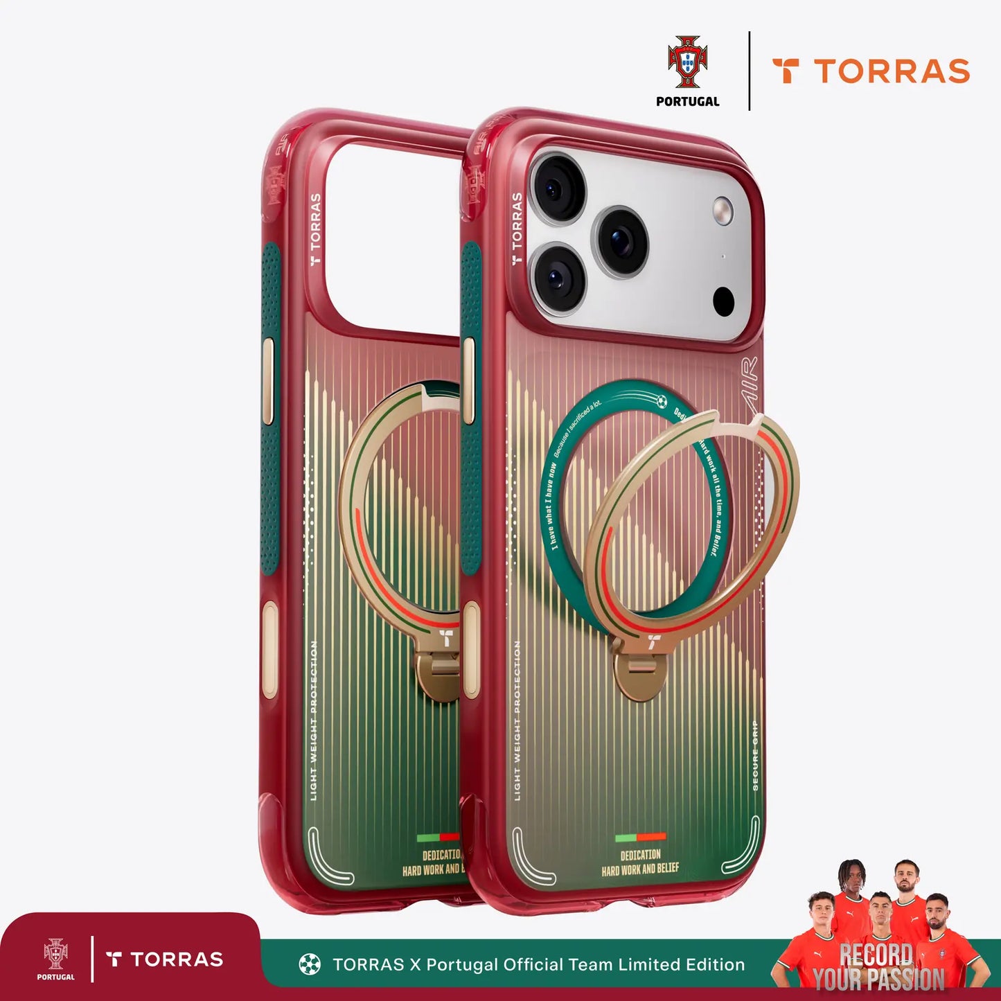 TORRAS × Portugiesischer Fußballverband (FPF) Limited Edition für iPhone 17 Pro Max