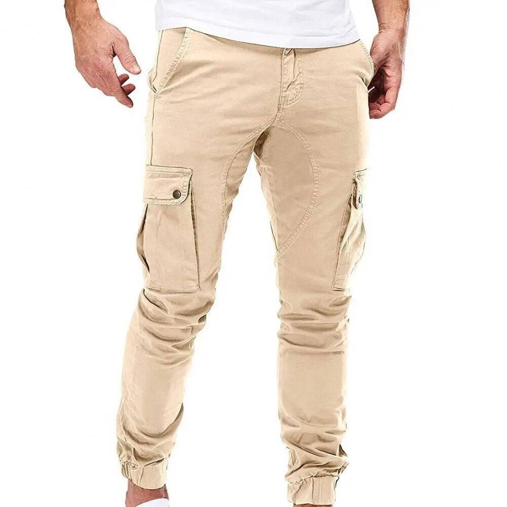 Bruno™ | Schlanke Cargohose