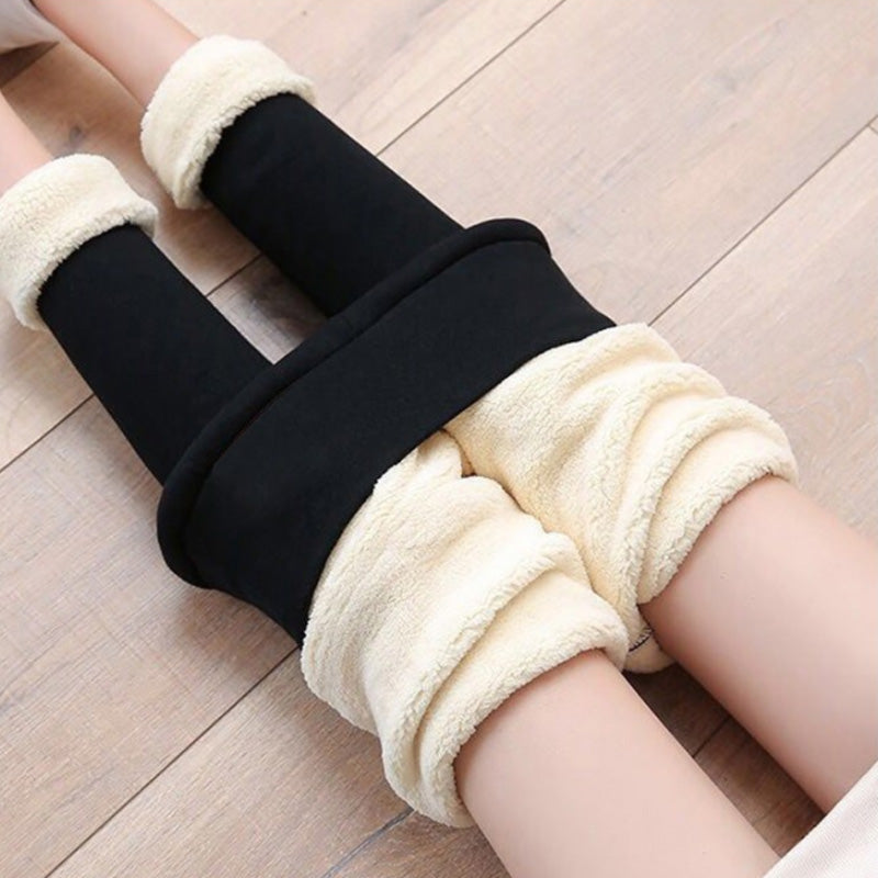 WoolyComfort™ Lammfell Gefütterte Winter-Leggings | 50% RABATT!
