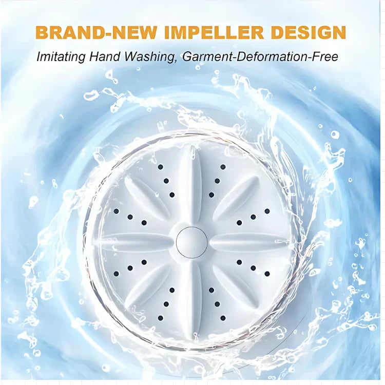 Effiziente Mini-Waschmaschine | Kompakt, leise & schonend