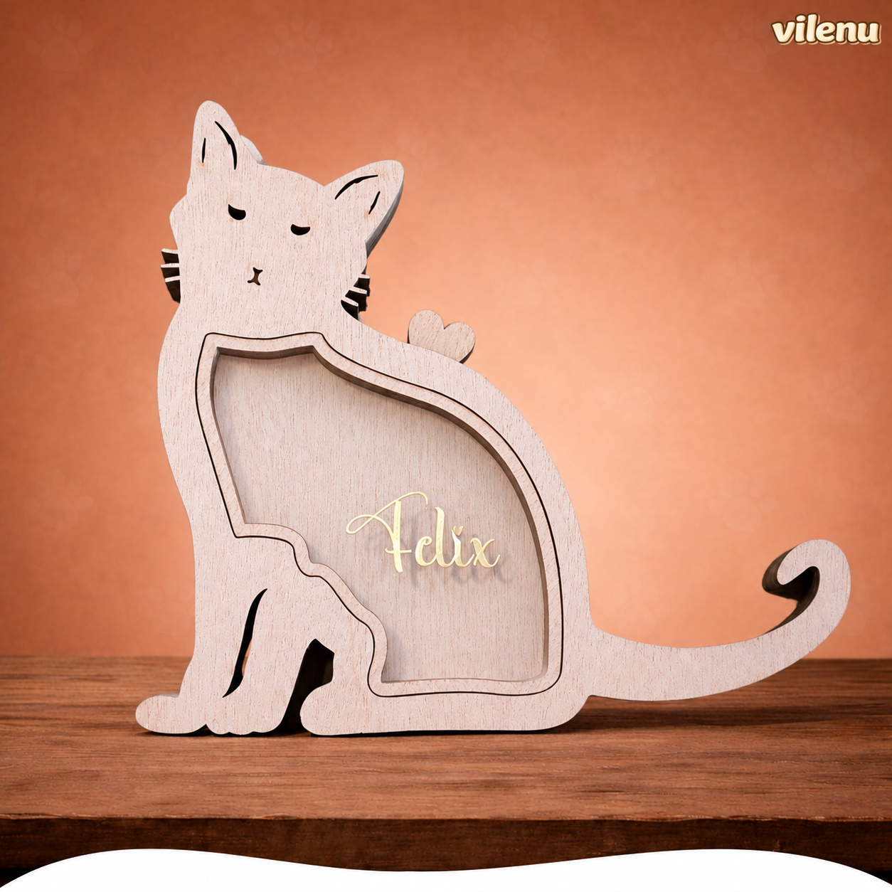 Fellora™ - Personalisierte Erinnerungsbox für Katzenfell
