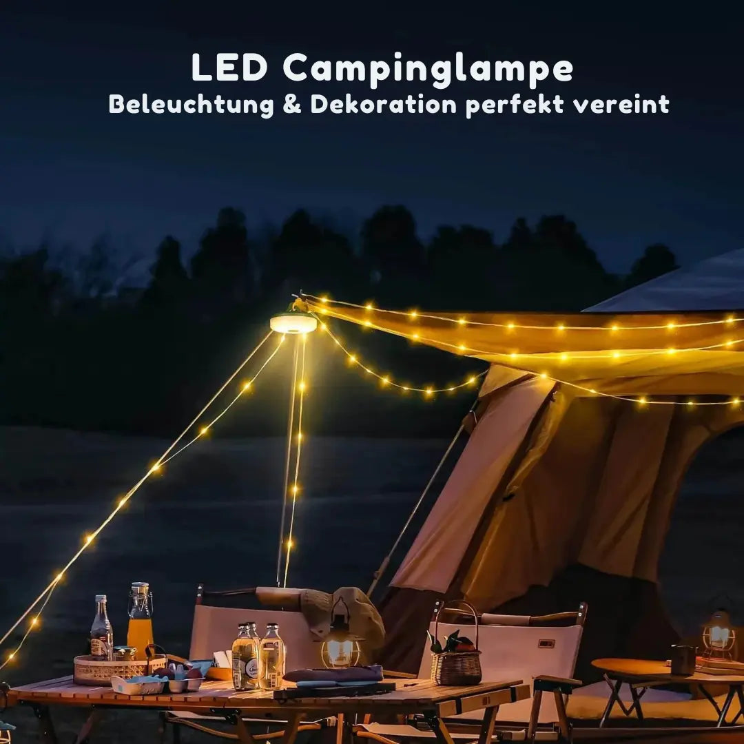 4-in-1 Multifunktions-Campinglicht | Licht, Strom & Komfort
