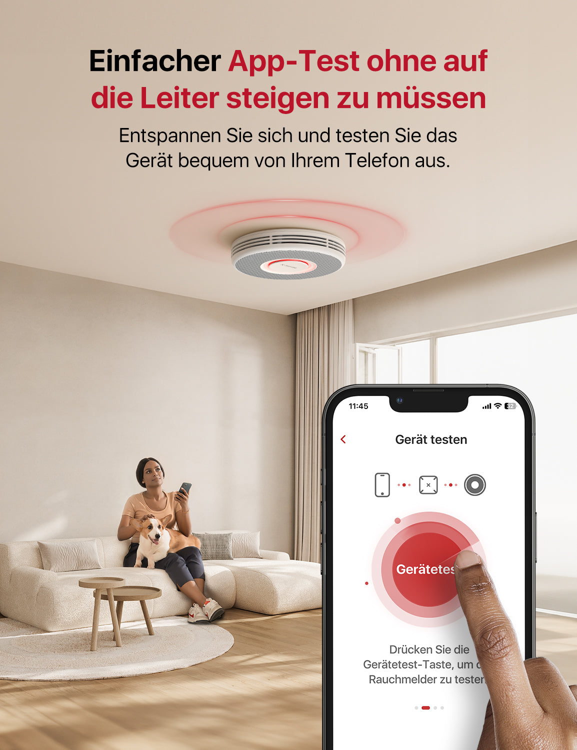 XS0B-MR Vernetzter intelligenter Rauchmelder