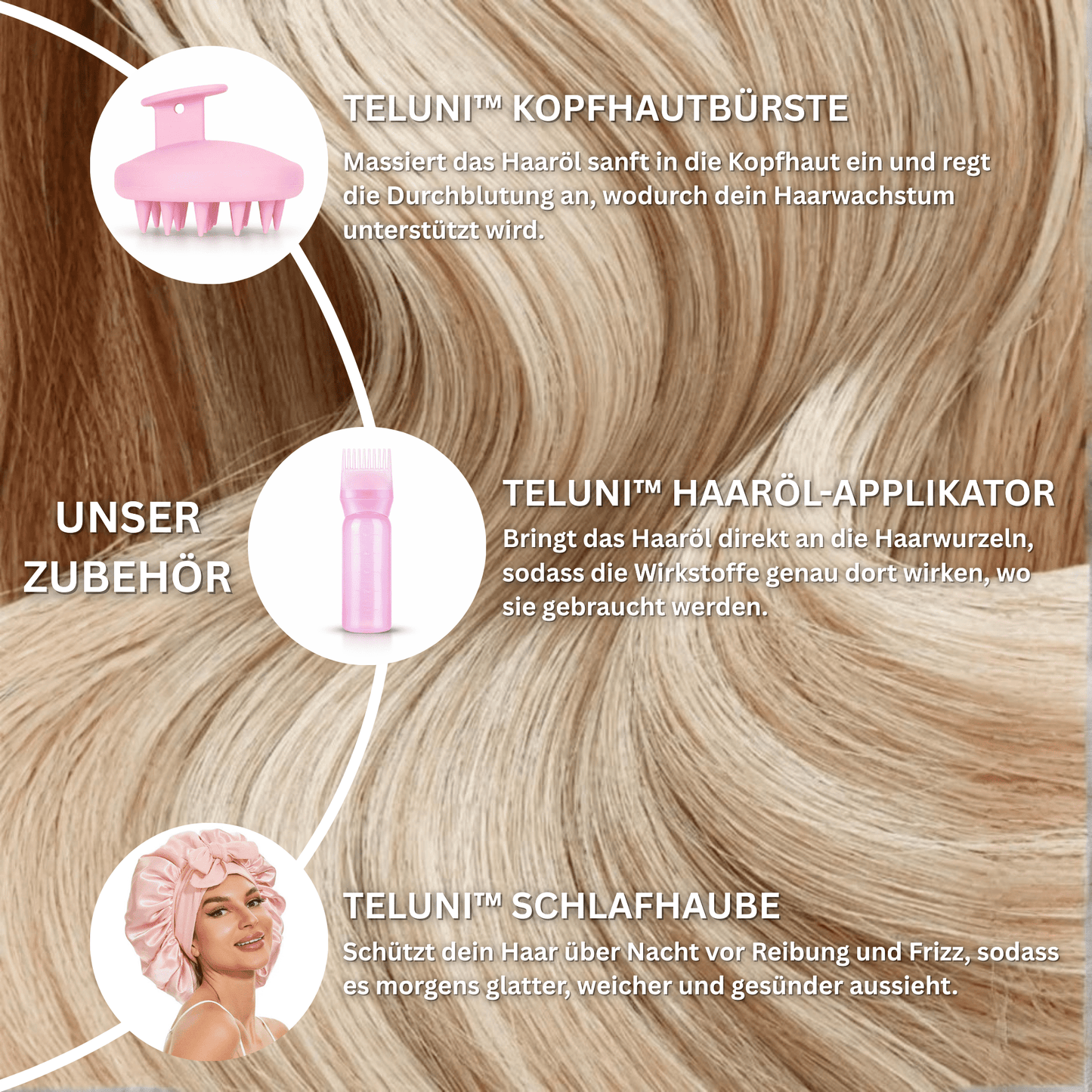 Silkora™ – Seidiges Haaröl für glattes, glänzendes Frauenhaar