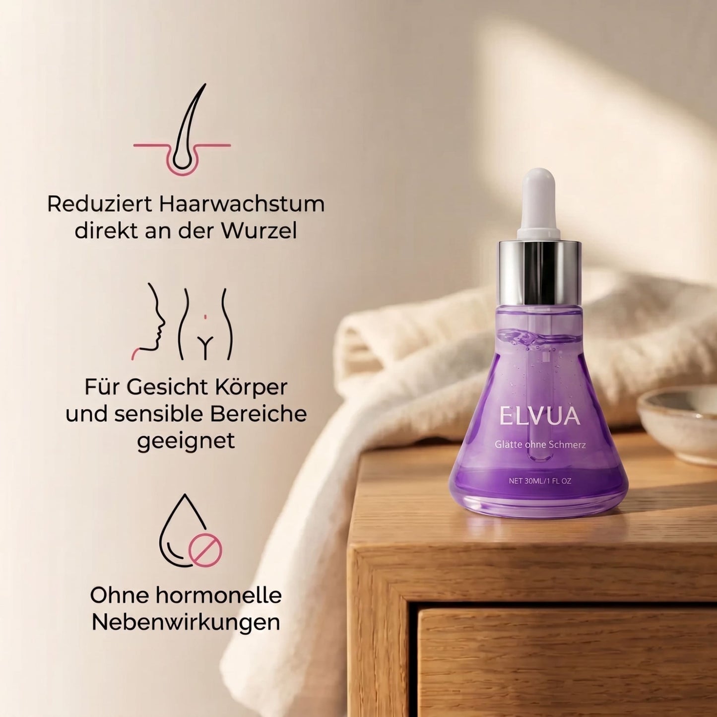 DermaLisse™ – Intensivserum für weniger nachwachsendes Körperhaar