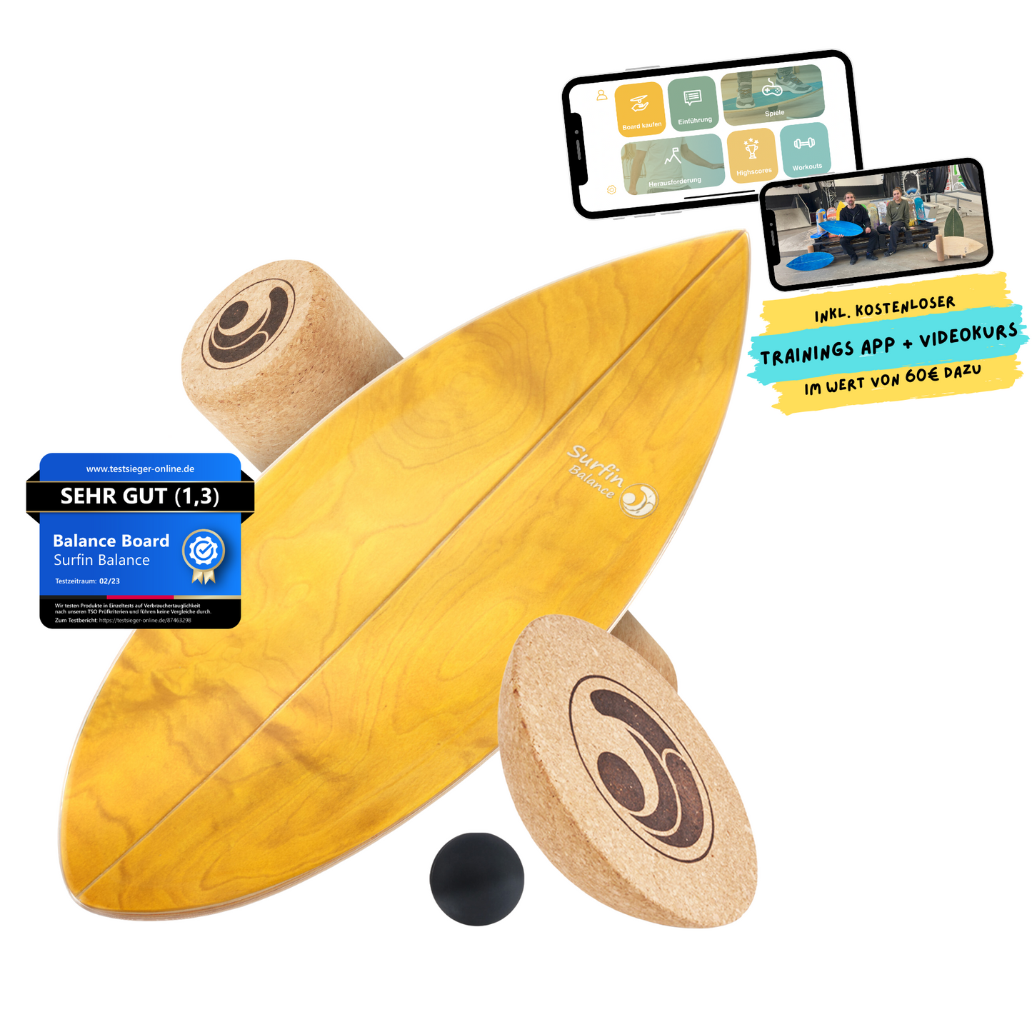 RideBalance™ Komplett-Trainer für eine stärkere Rumpfmuskulatur