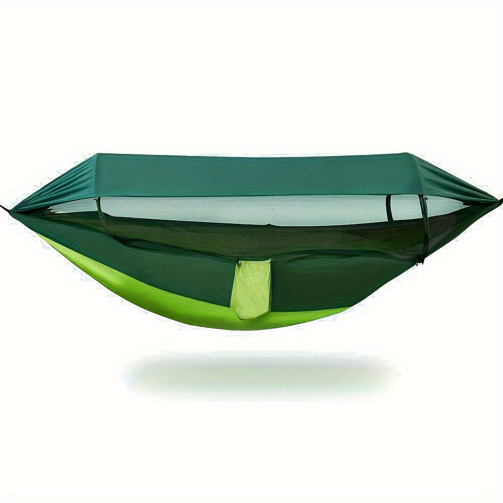 OutdoorRelax™ | Outdoor-Hängematte mit Moskitonetz und Sonnenschutz
