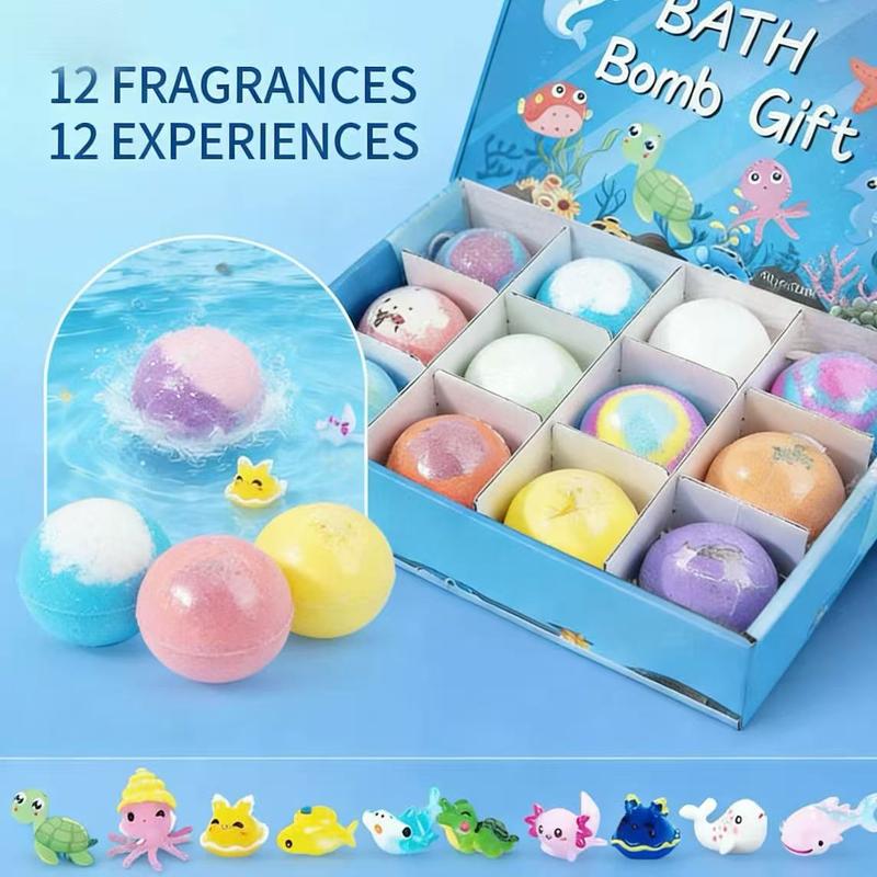 BubblyJoy | Badebomben Set für Kinder mit Überraschung und Mega Schaum