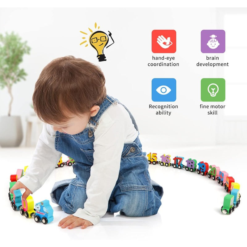 Easy-Build™ | Magnetische Zahlenbahn – Frühkindliche Mathematik spielerisch fördern