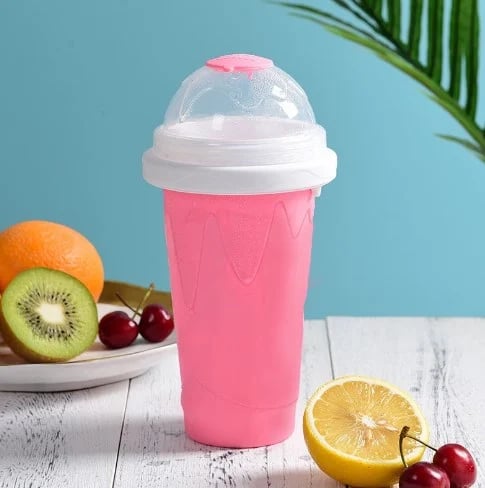 Smoothie Slushy Becher | Erfrischend, wiederverwendbar & kinderleicht