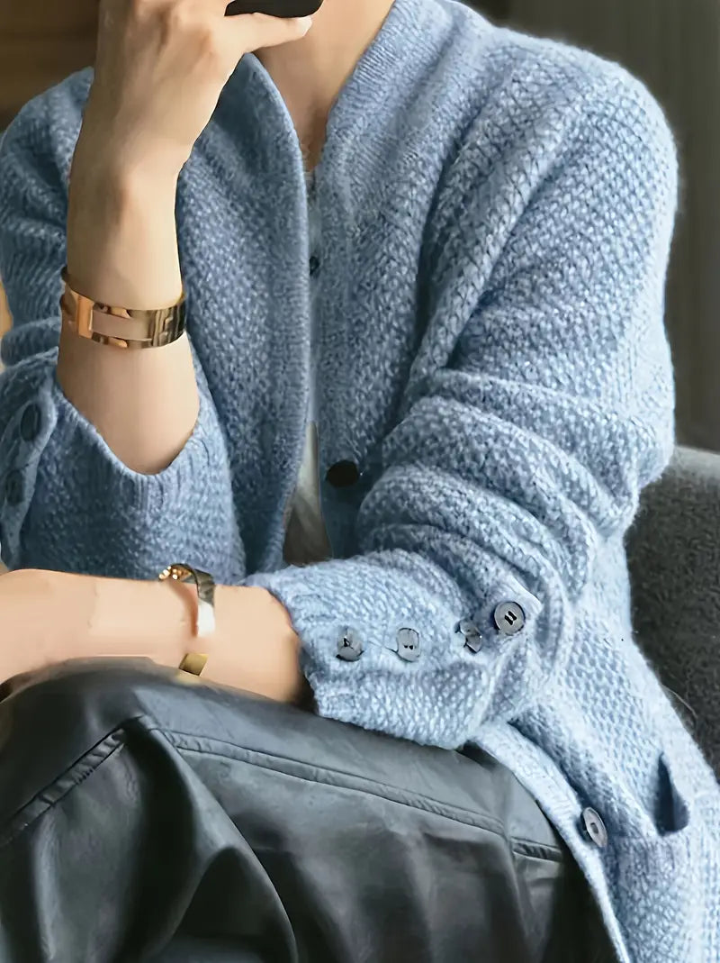Eleganter Cardigan mit Knöpfen | Weich, stilvoll & zeitlos