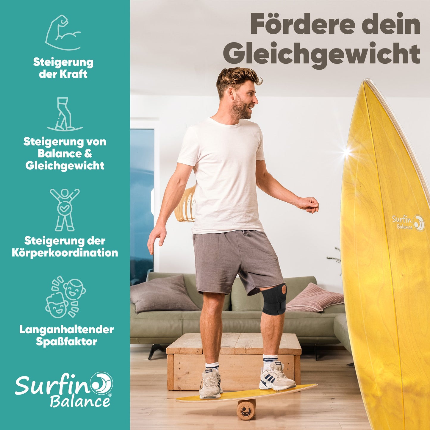 RideBalance™ Komplett-Trainer für eine stärkere Rumpfmuskulatur