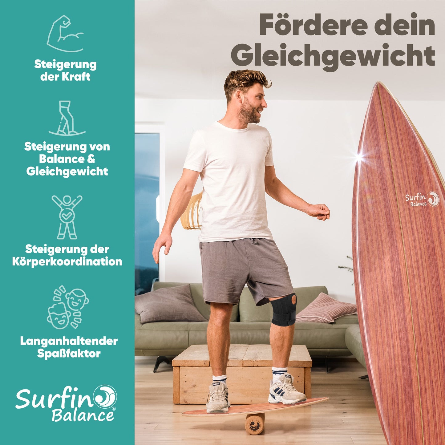 RideBalance™ Komplett-Trainer für eine stärkere Rumpfmuskulatur