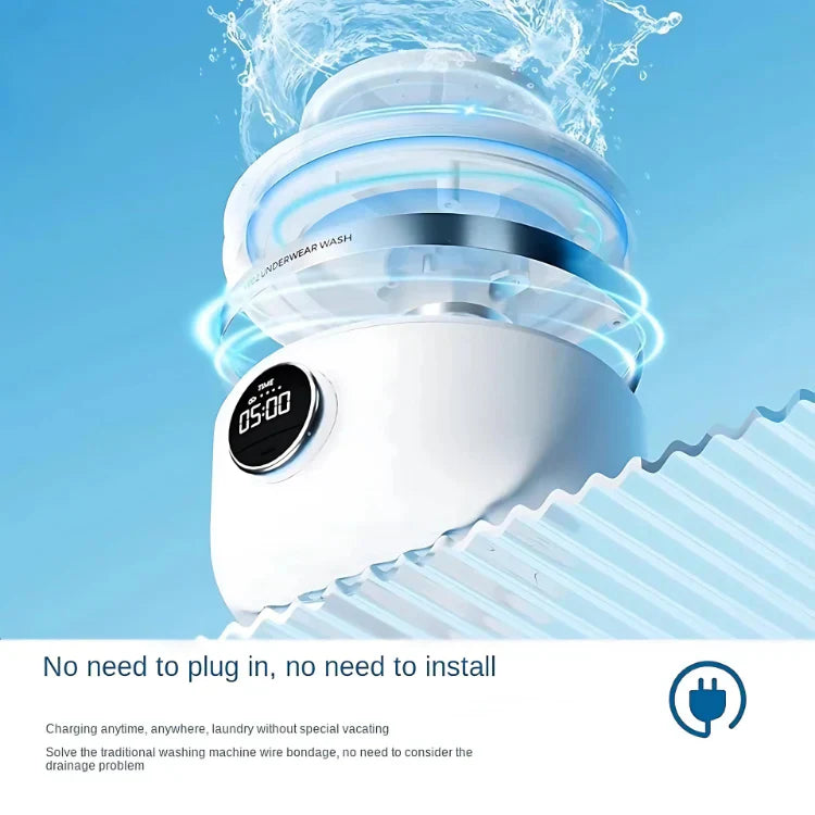 Effiziente Mini-Waschmaschine | Kompakt, leise & schonend