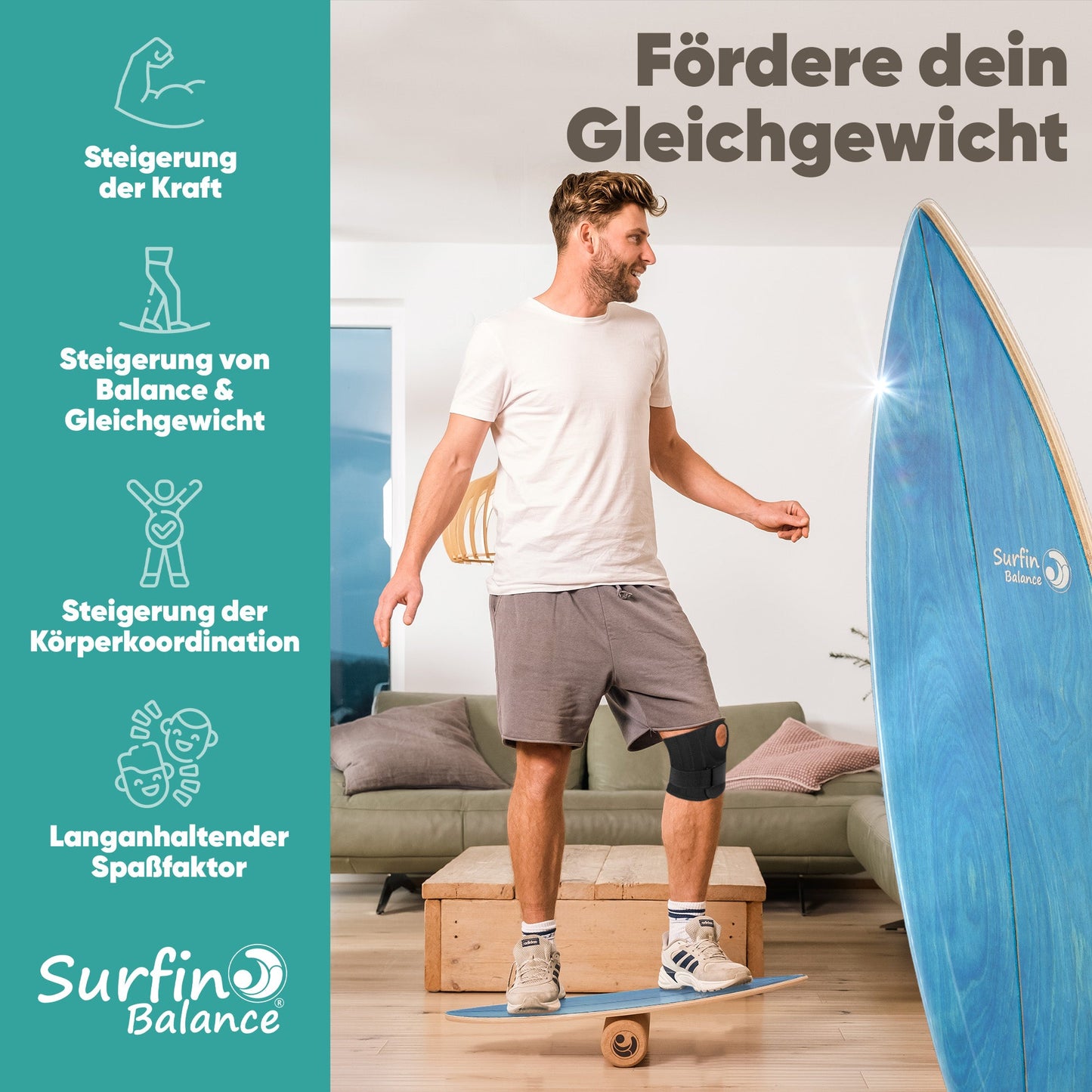 RideBalance™ Komplett-Trainer für eine stärkere Rumpfmuskulatur