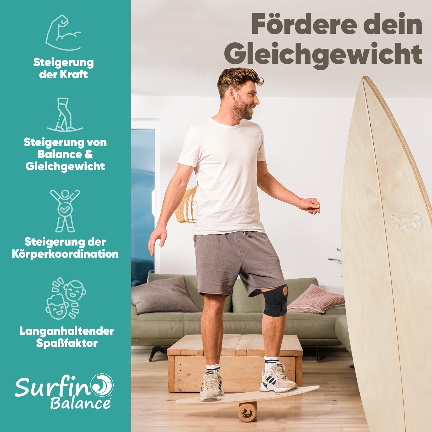 RideBalance™ Komplett-Trainer für eine stärkere Rumpfmuskulatur