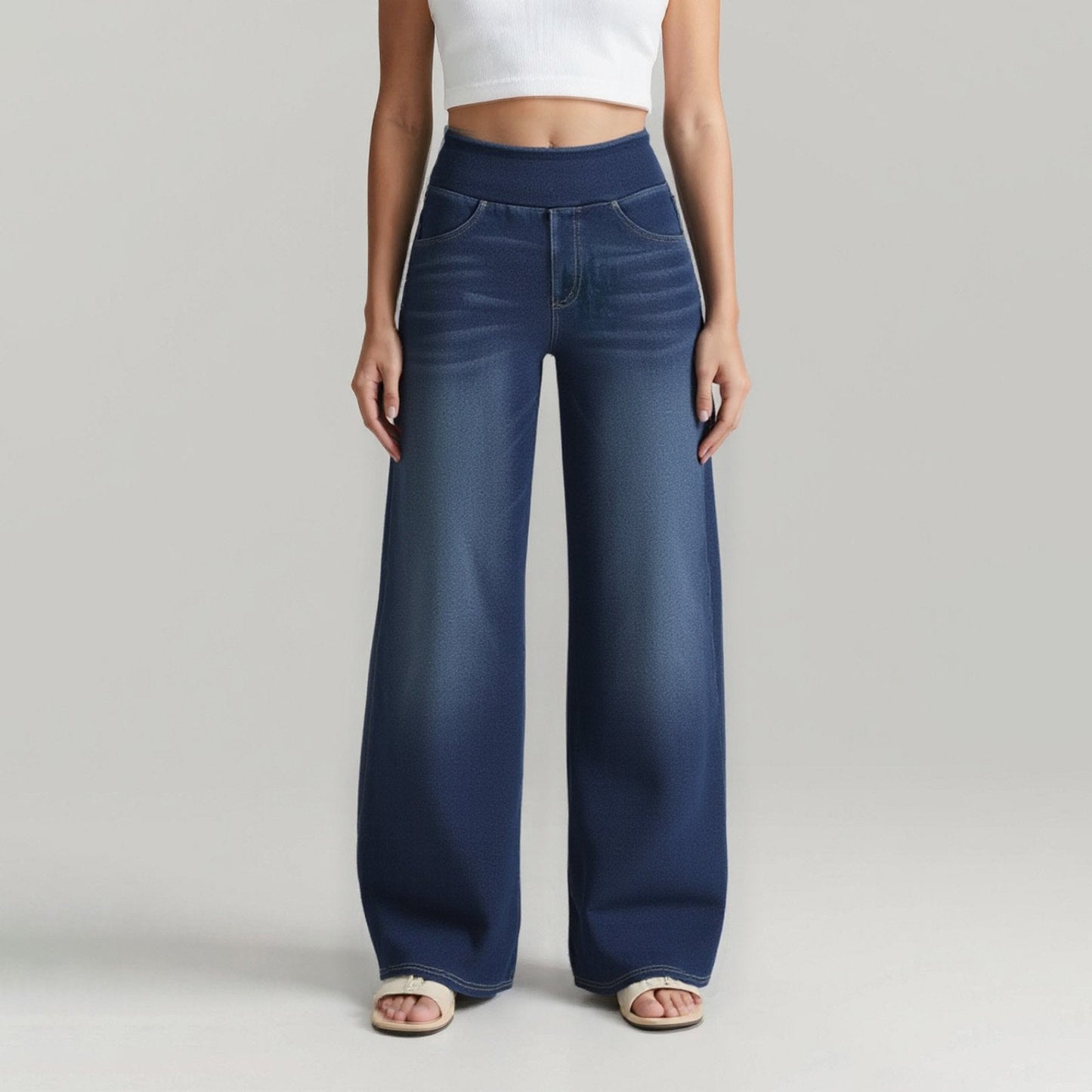 High-Waist Baggy Jeans | Bequemer Denim-Look mit perfekter Passform