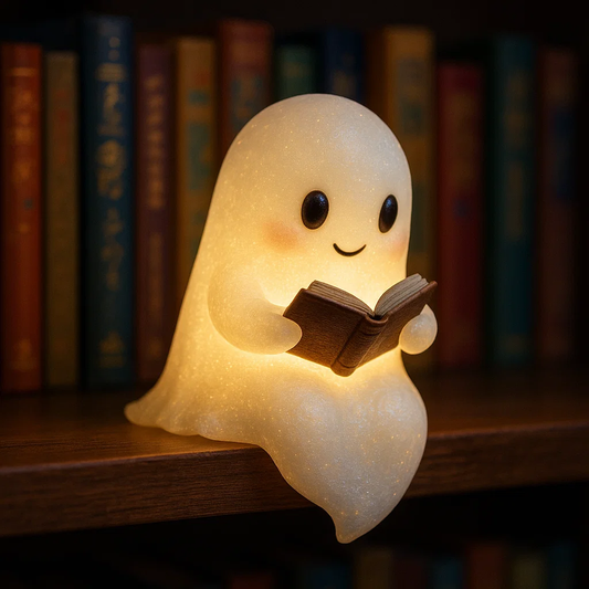 Ghost Reading Book Lamp | Niedliche Leselampe im Geister-Design