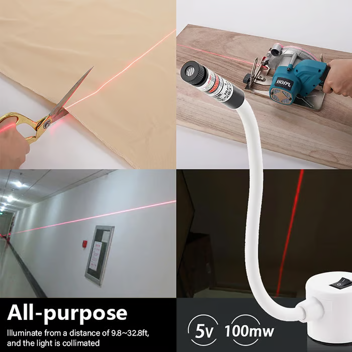 Magnetische Laser-Nähhilfe | Präzises Nähen ohne Markierungen