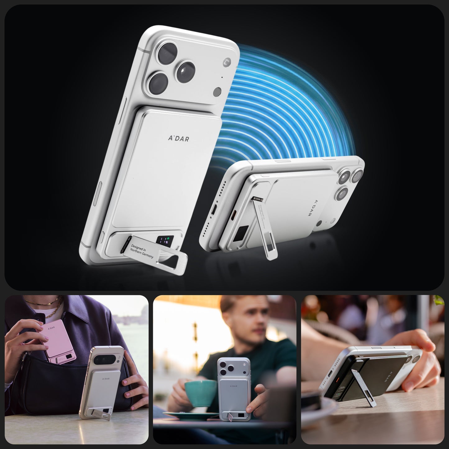 VoltGuard™ Intelligente magnetische Powerbank mit 20-W-Ladeleistung