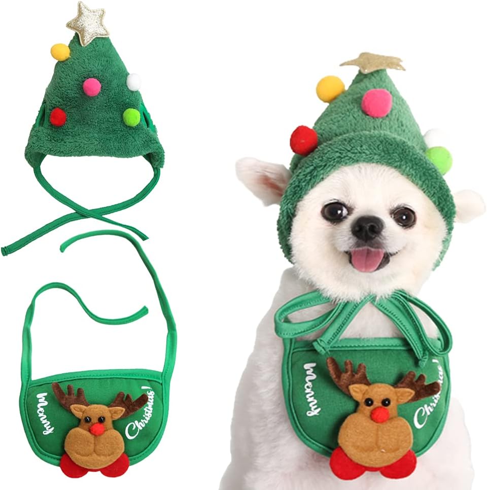 PawJoy™ | Weihnachtliches Kostüm-Set für Hunde & Katzen