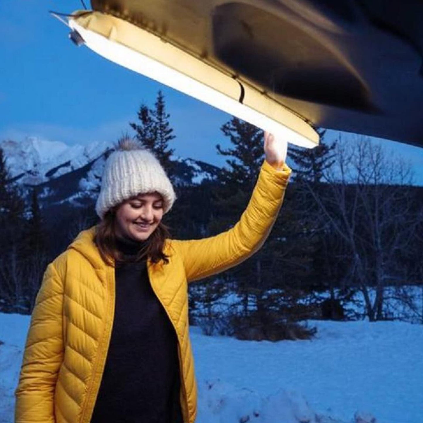 USB Magnetic Inflatable Light | Aufblasbare LED Campinglampe