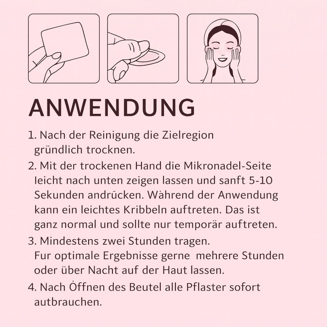 2 + 2 GRATIS | Bloom™ | Microneedling Augenpads für glatte Augenpartien