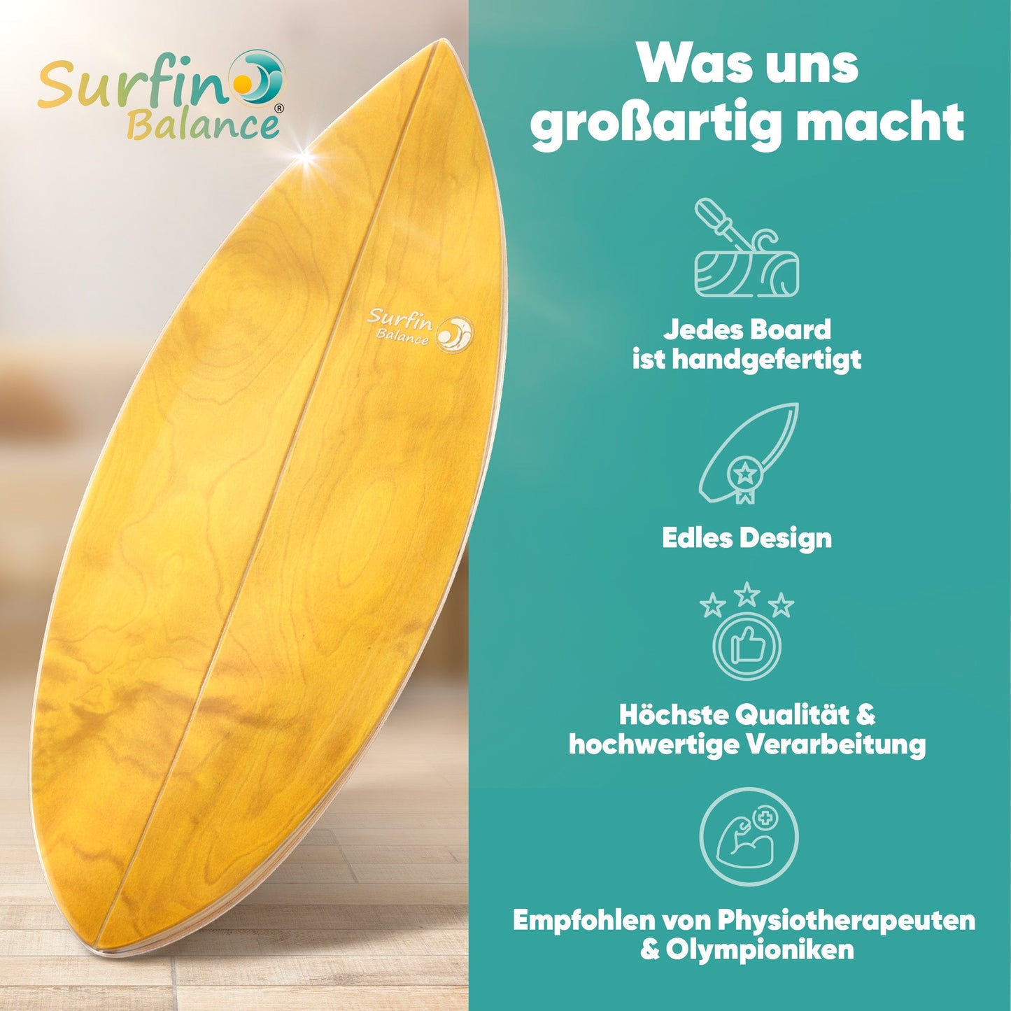 RideBalance™ Komplett-Trainer für eine stärkere Rumpfmuskulatur