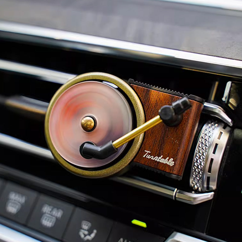 Vinyls™ Turntable | Auto-Lufterfrischer im Retro-Design – 10 Duftoptionen
