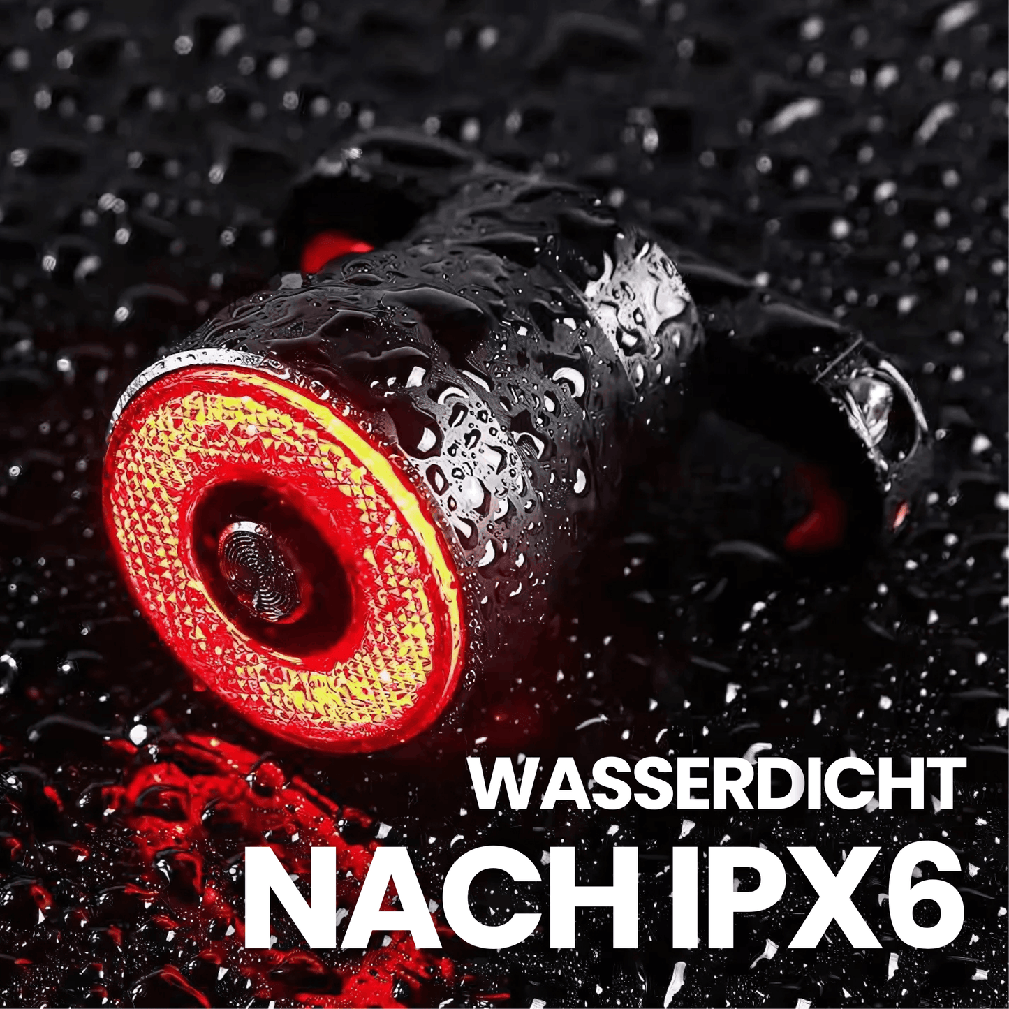 SafeRide Smart Rücklicht | Intelligente Bremslicht-Technologie für Fahrräder