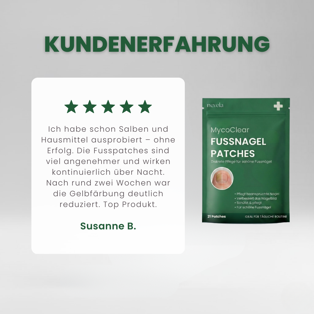 Nevela™ | Pflege-Patches für schöne Fußnägel