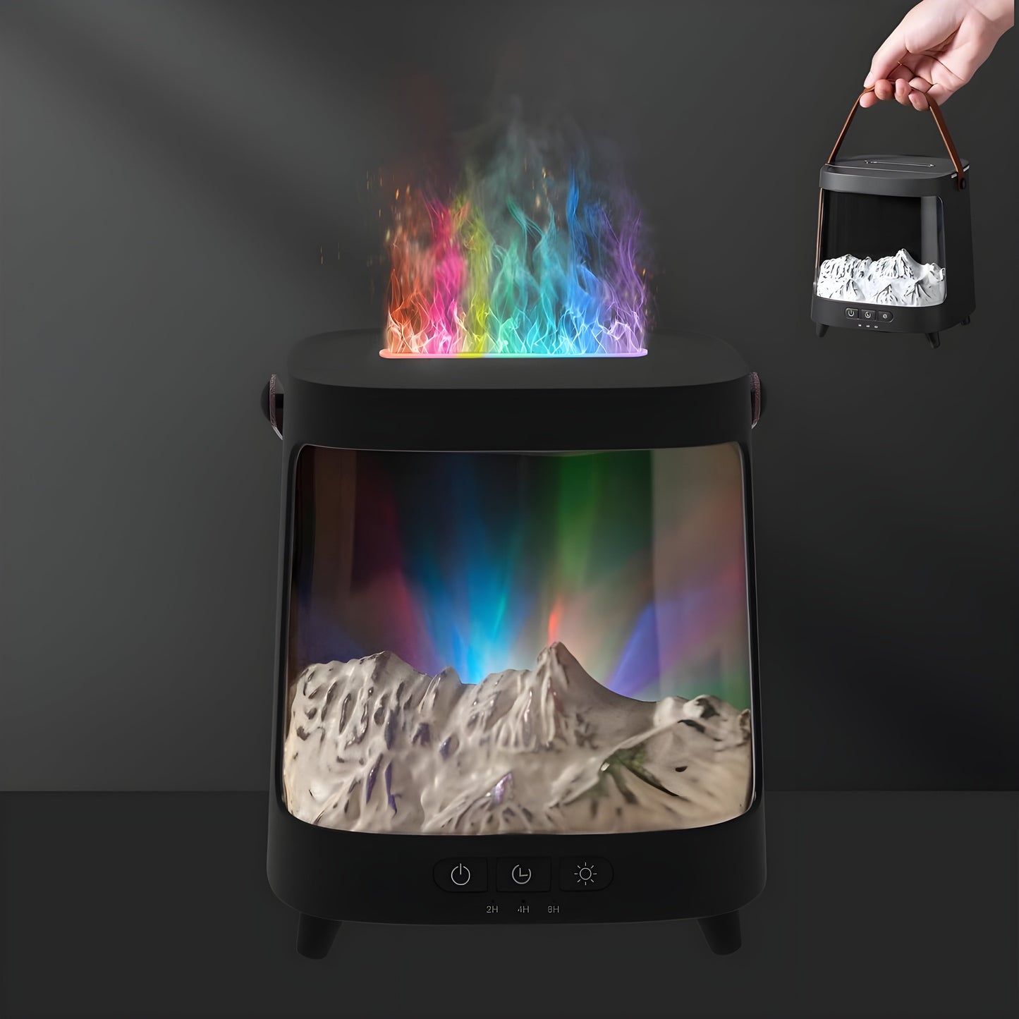 AuroMist | 4-in-1 Aurora Diffuser für Ruhe & Klarheit