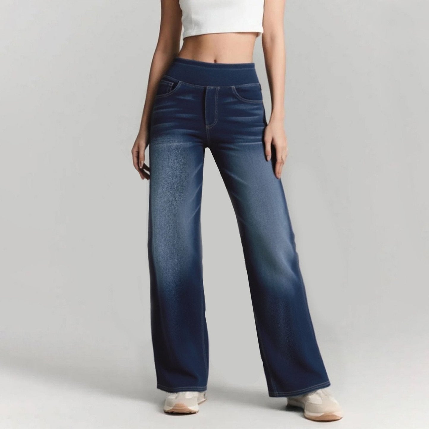 High-Waist Baggy Jeans | Bequemer Denim-Look mit perfekter Passform