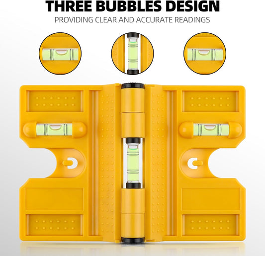 50% RABATT | LevelPro™ | 270° verstellbare Pfosten-Wasserwaage mit Magnet- & Elastikbefestigung